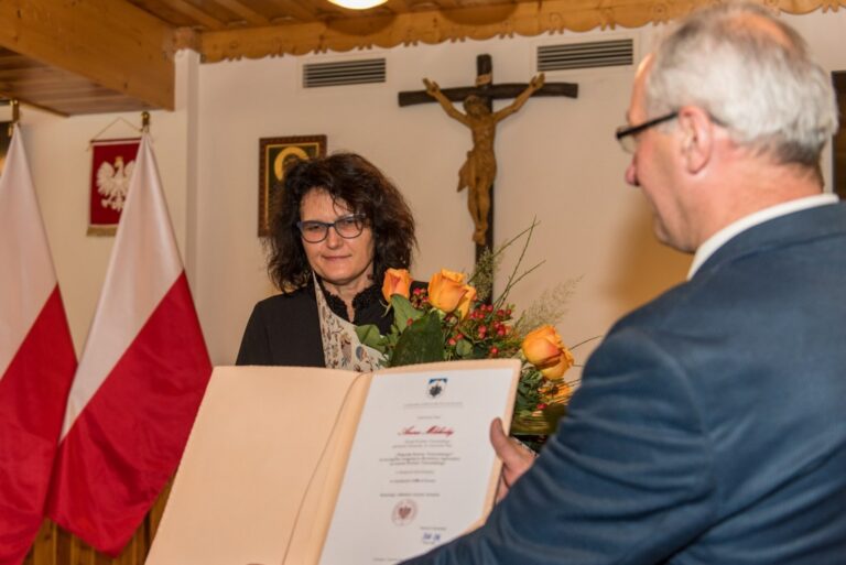 Anna Mlekodaj z nagrodą