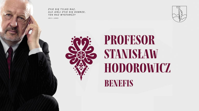 Benefis prof. Stanisława Hodorowicza. Portret benefisanta.